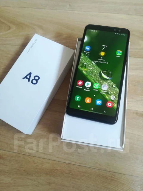 Samsung Galaxy A8 2018. �/�, ������, 3G, 4G LTE, Dual-SIM, NFC ����