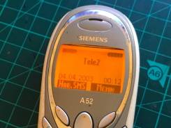 Siemens A52. �/�, �����������, ��������� ����