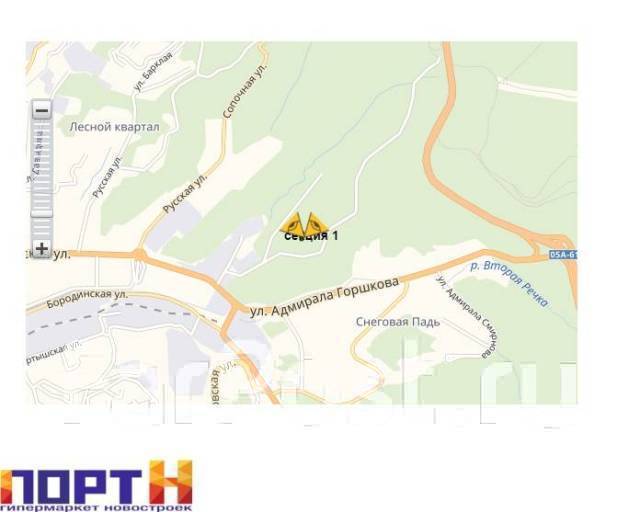 Владивосток снеговая 13 карта