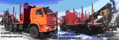Велмаш VM10L74. Сортиментовоз Камаз 43118 с ГМУ велмаш VM10L74 на заднем свесе, 300 куб. см., 11 000 кг., 6x6