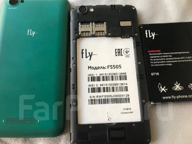 Fly FS505 Nimbus 7. �/�, �������, 3G, Dual-SIM ����