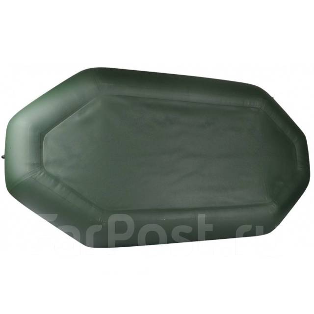 Лодка ПВХ надувная гребная Бриз 240 (зеленый), без двигателя, 2019 год ...