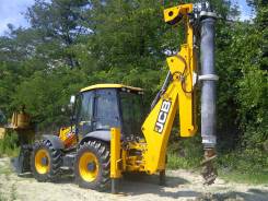 JCB 4CX. Буровая мачта Pilingmaster на экскаватор. Под заказ