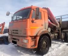 КамАЗ 43118-46. Тягач седельный с КМУ Fassi 245A.0.24 на шасси Камаз 43118-46, 11 762 куб. см., 6x6