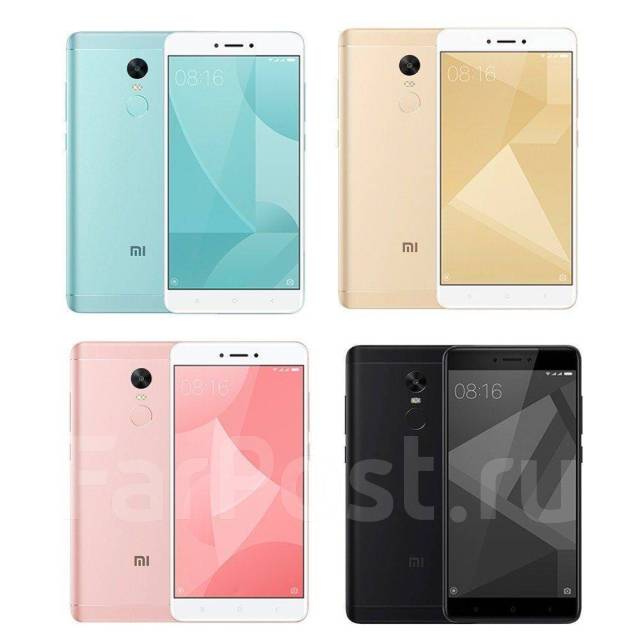 Xiaomi Redmi Note 4X 4Gb+64Gb. Новый, 5.50", моноблок, 3G, 4G LTE, Dual ...