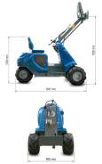 MultiOne. Сочлененный минипогрузчик 1.1, 250 кг., Дизельный