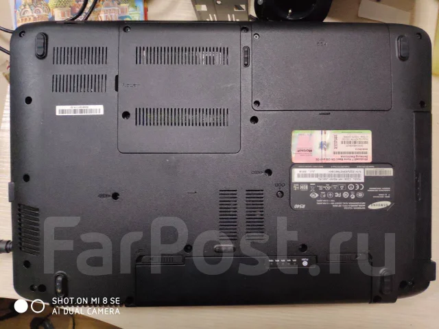 Samsung R540. 15.6", 2,3����, ��� 3072 ��, ���� 160���, WiFi: 1, Bluetooth: 1, ����������� �� 1��. ����