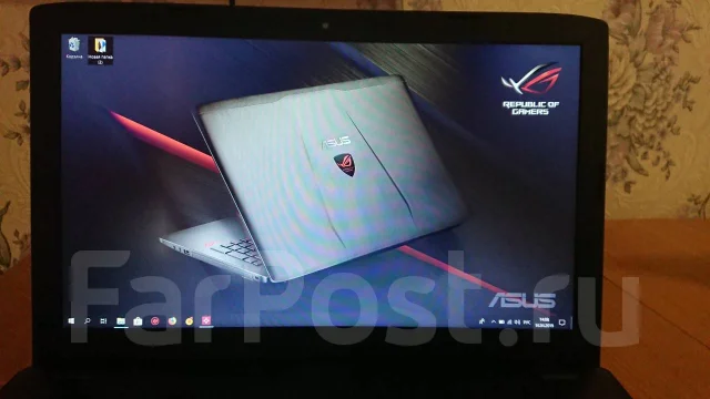 Asus ROG. 15.6", 2,3����, ��� 8 ��, ���� 1 000���, WiFi: 1, Bluetooth: 1, ����������� �� 6��. ����