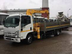 Soosan SCS334. КМУ Isuzu NPR75LM-503 (Евро-5) + КМУ Std, борт алюминий, 5 193 куб. см., 4 175 кг., 4x2