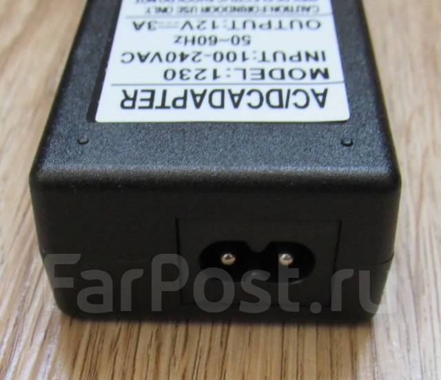 Блок питания, адаптер AC/DC Adapter 12В 3А, коннектор 6,5 x 4,5мм игла ...