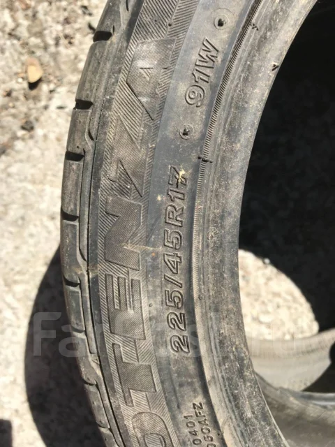 Bridgestone Potenza RE050A II. ������, 2007 ���, �/�, ����� 20 % ����