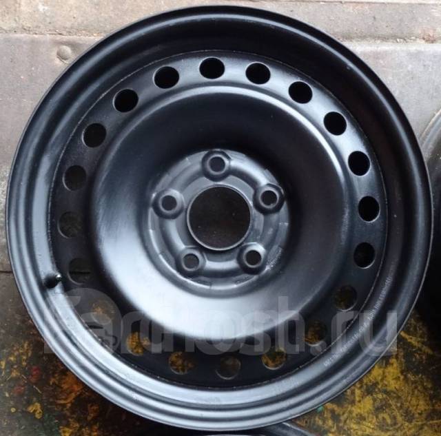 Оригинальные штампованные диски Nissan R16 6.5J. 4 шт. Отправка, 16", 1 ...