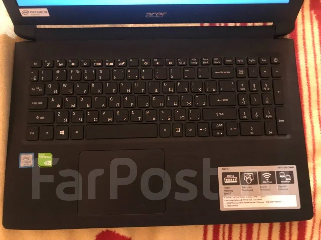 Acer Aspire 3 A315-53G. 15.6", 2,3����, ��� 4 ��, ���� 1 000���, WiFi: 1, Bluetooth: 1, ����������� �� 4��. ����