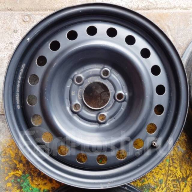 Оригинальные штампованные диски Honda R16 114.3x5. 4 шт. Отправка ...