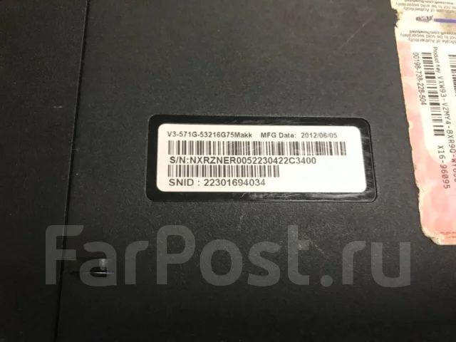 Acer Aspire V3-571G. 15.6", ��� 4 ��, ���� 500���, Bluetooth: 1 ����
