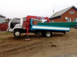 Isuzu Elf. Кран манипулятор на базе исузу эльф, 4 300 куб. см., 3 000 кг., 4x2