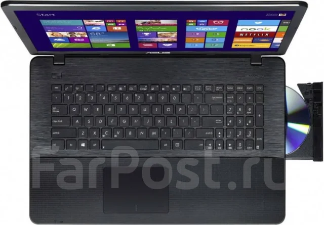 Asus X751LD. 17.3", 2,3����, ��� 8 ��, ���� 700���, WiFi: 1, Bluetooth: 1, ����������� �� 3��. ����