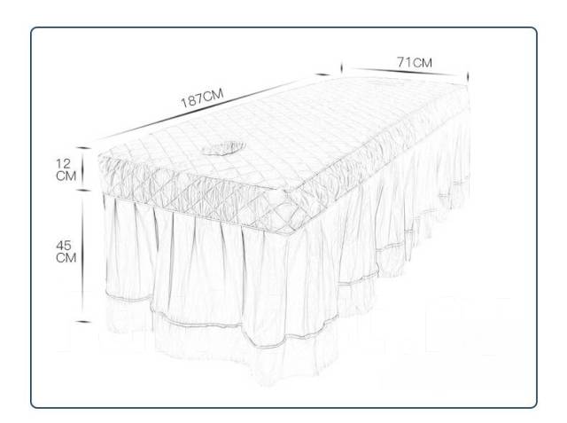 Покрывало для массажного стола