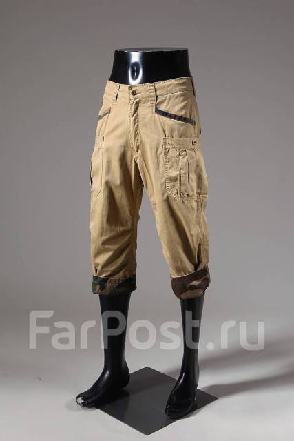 Бриджи мужские багги с карманами. Песочный цвет, 46, 48, лето, новый, вналичии. Цена: 900₽ во Владивостоке
