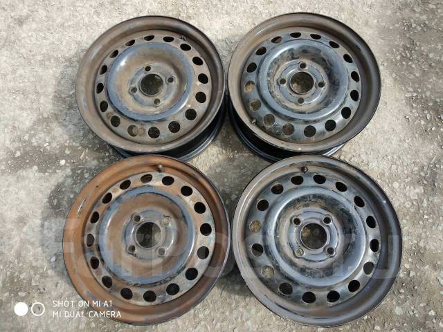 Комплект штампованных дисков Nissan R14 4*100, штамповка, 14", 10 шт ...