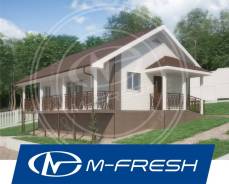 M-fresh Dacha! (Готовый проект небольшого дачного дома 70 м2) в Анадыре M-fresh Dacha! (Готовый проект небольшого дачного дома 70 м2). до 100 кв. м., 1 этаж, 3 комнаты, каркас