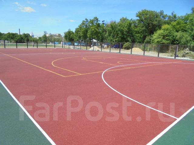 Линолеум, сварка швов, укладка, нанесение спортивной разметки в Хабаровске