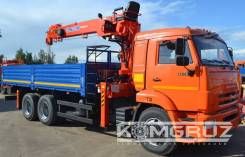 КамАЗ 65115. Камаз 65115 борт с КМУ Kanglim 1256, 12 000 кг., 6x4