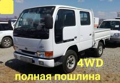 Nissan Atlas. 4WD, двухкабинник + борт, 2 700 куб. см., 1 500 кг., 4x4