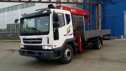 Daewoo Novus. 4х2 (7,0 тонн) c манипулятором КМУ Horyong HRS156 (6,0 то, 5 890 куб. см., 7 500 кг., 4x2