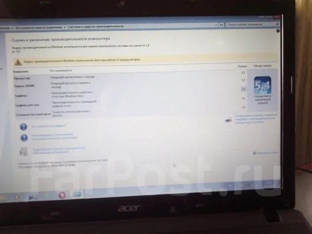 Acer Aspire 5749. 15.6", 2,2����, ��� 3072 ��, ���� 500���, WiFi: 1, ����������� �� 2��. ����