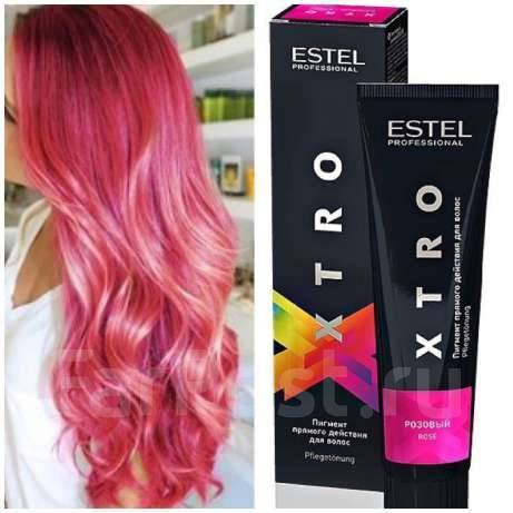 Добавить к краске для волос розовый