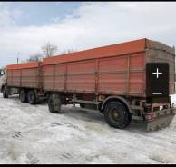 Бецема БЦМ-195. Прицеп эерновоз бортовой бцм -195 2012 год 13 тонн, 13 000 кг.