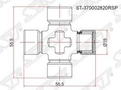 Крестовина карданного вала. Renault Duster Двигатели: F4R, K4M, K9K