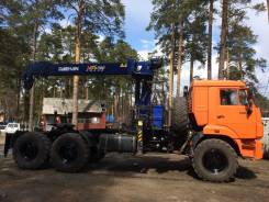 КамАЗ 43118 Сайгак. Обменяю или продам кран манипулятор с полуприцепом, 10 000 куб. см.