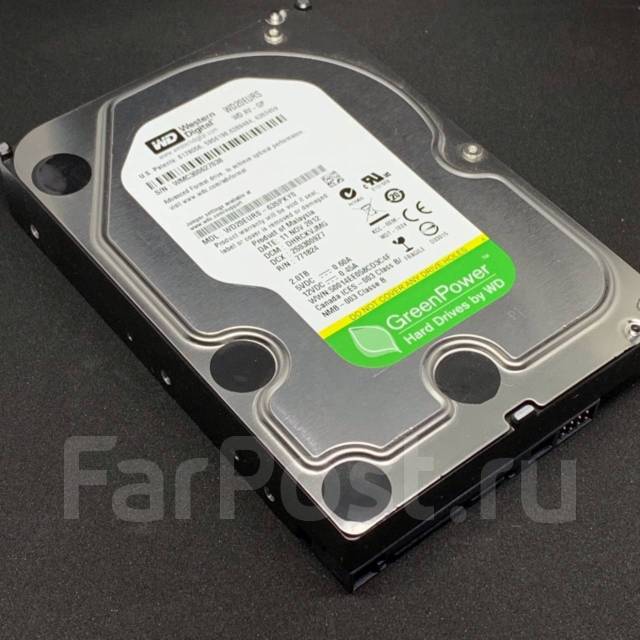 2TB HDD Western Digital Black Жёсткий Диск 7200RPM SATA 6gb/s 3.5, 2 ...