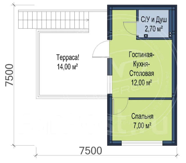 M-fresh Bungalow! (������� ������ ������������ ���� � ���������! ). �� 100 ��. �., 2 �����, 4 �������, ������ ����