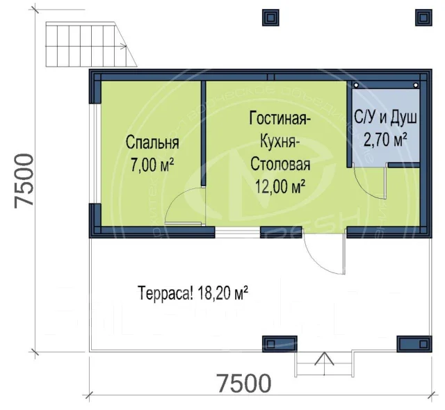 M-fresh Bungalow! (������� ������ ������������ ���� � ���������! ). �� 100 ��. �., 2 �����, 4 �������, ������ ����