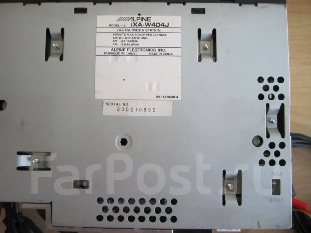 Процессорный медиаресивер Alpine IXA-W404j Made for Japan - Магнитолы ...