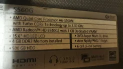 Acer Aspire 5560G. 2,3����, ��� 4 ��, WiFi, Bluetooth ����