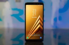 Samsung Galaxy A8+. �/�, 32 ��, ������, 4G LTE, Dual-SIM, ����������, NFC ����