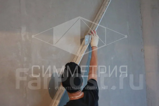 Гипсовая штукатурка механизированным способом - Отделочные работы во ...