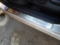 Накладка на порог. Kia Sportage, JE, KM Двигатели: D4EA, G4GC, G6BA