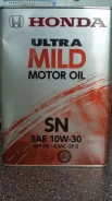 Honda Ultra Mild. 10W-30, �������������, 4��. ����