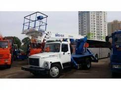 Випо-18. Автогидроподъемник ВИПО-18-01 на шасси ГАЗ-33098 (4х2)(5м. каб) стела в, 4 600 куб. см., 18,00 м.