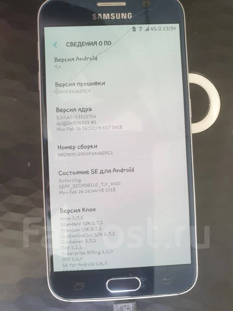 Samsung Galaxy S6. �/�, �����, 3G, 4G LTE, NFC ����