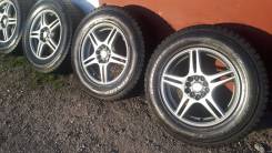 Колеса Зима 215/70/R-16 Dunlop Grandtrek SJ7. 6.5x16" 5x100.00, 5x114.30 ET40 ЦО 70,1 мм.
