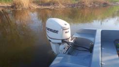 Evinrude. 90,00 л.с., 2-тактный, бензиновый, нога L (508 мм), 2012 год