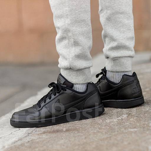 Nike ebernon low outlet homme noir