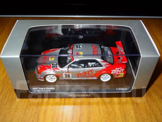 KYOSHO ZENT TOM'S CHASER (JZX100) 1/43