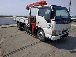 Isuzu Elf. Кран манипулятор, 4 800 куб. см., 3 000 кг., 4x2